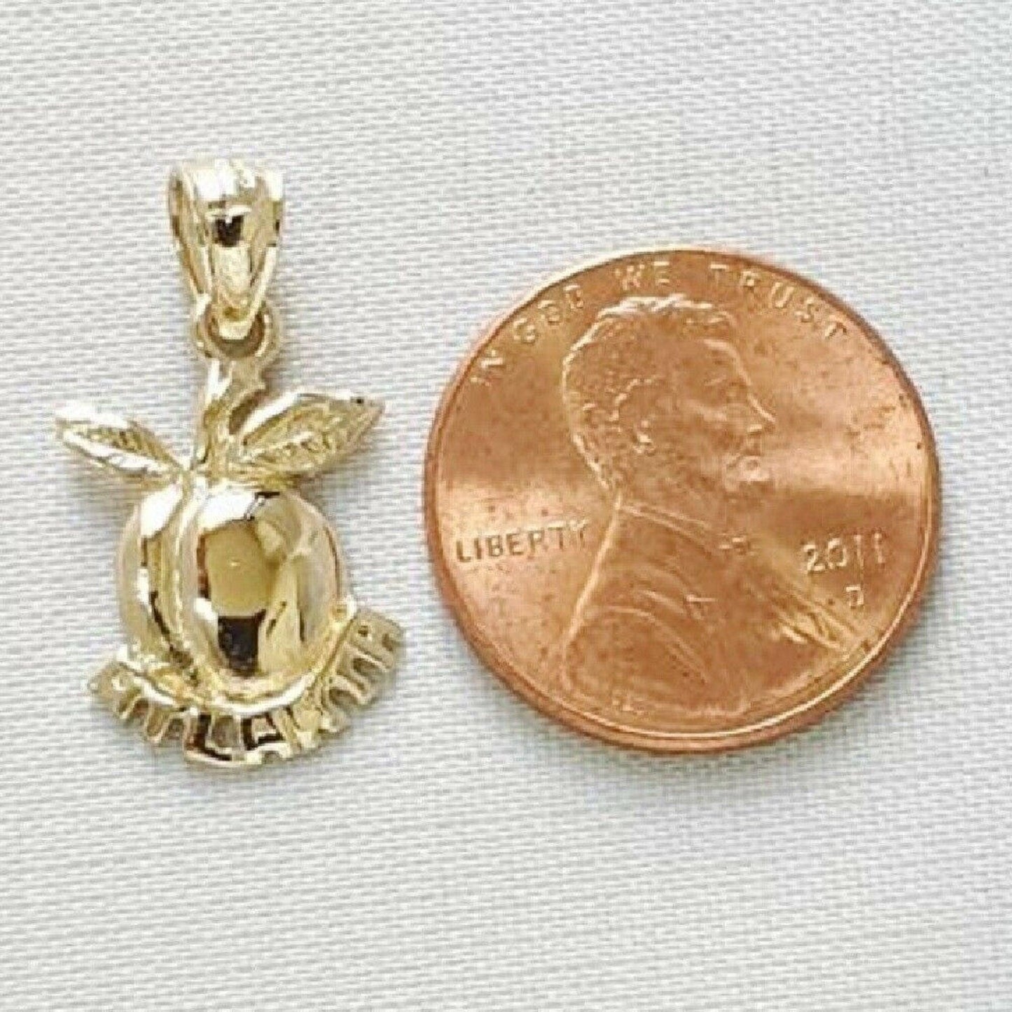 14K Yellow Gold ATLANTA,GEORGIA PEACH Pendant
