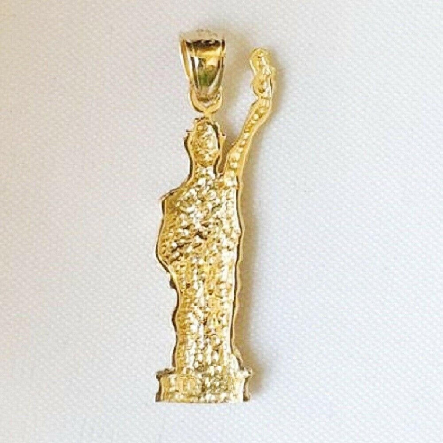 14K Yellow Gold STATUE OF LIBERTY Pendant