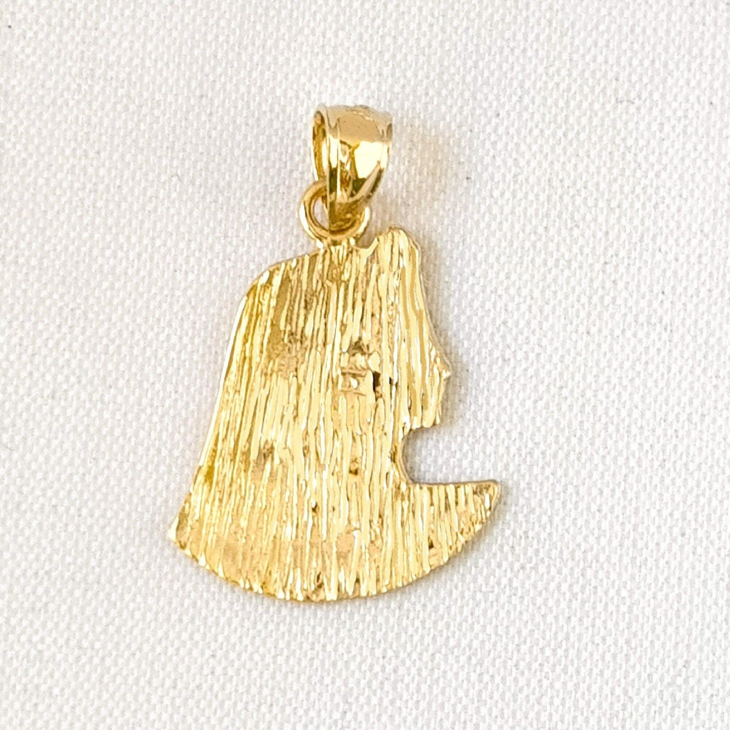 14K Yellow Gold King Tut Pendant