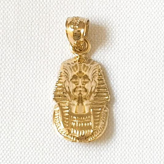 14K Yellow Gold King Tut Pendant