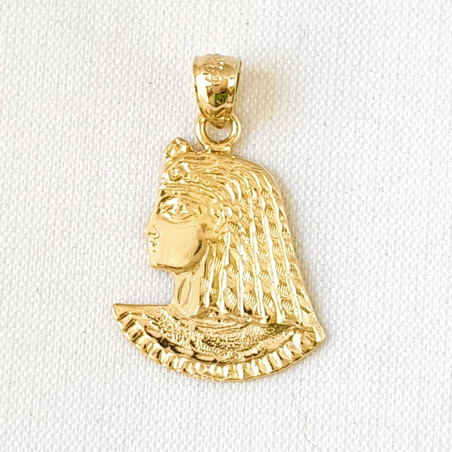 14K Yellow Gold King Tut Pendant