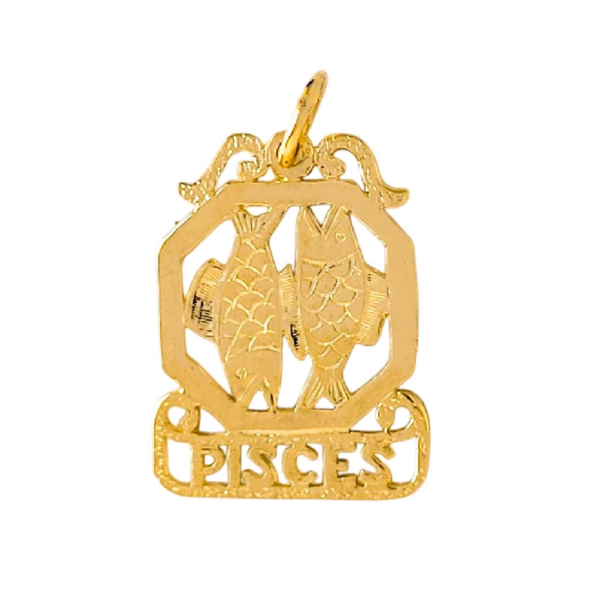Any One 14k Yellow Gold ZODIAC Pendant