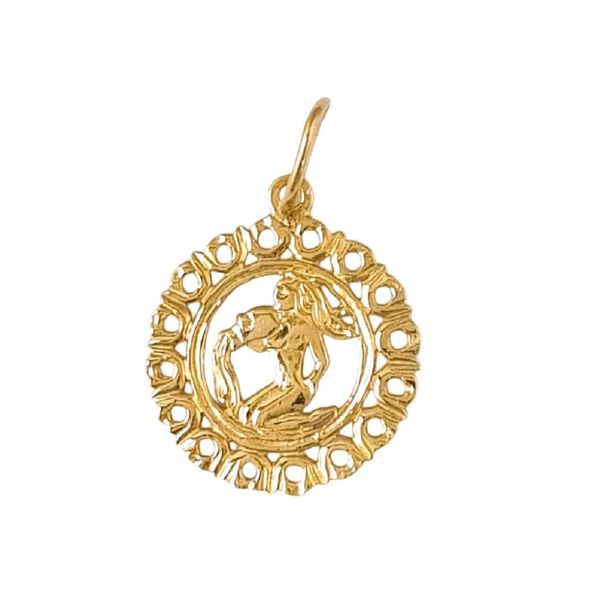 Any One 14k Yellow Gold ZODIAC Pendant