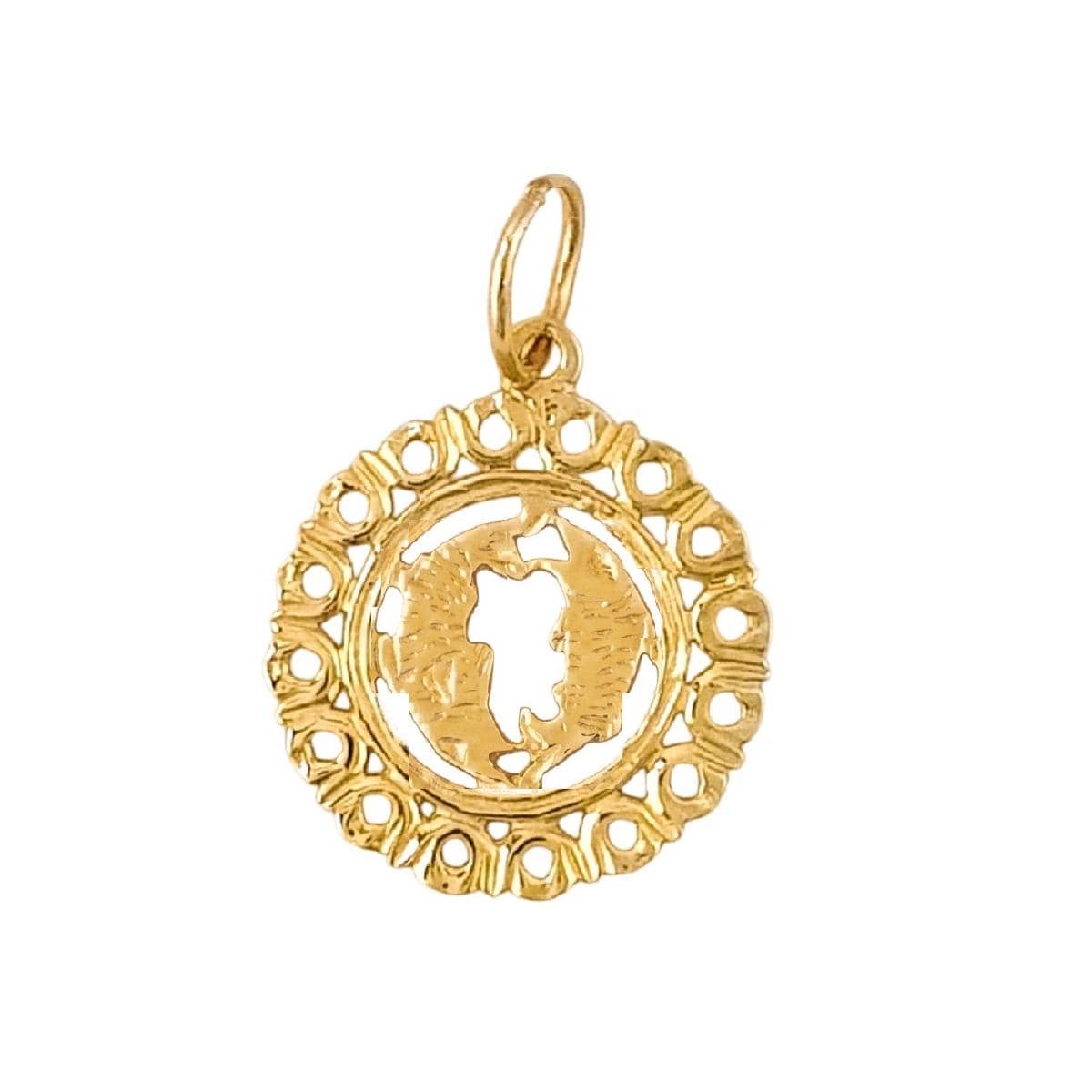Any One 14k Yellow Gold ZODIAC Pendant