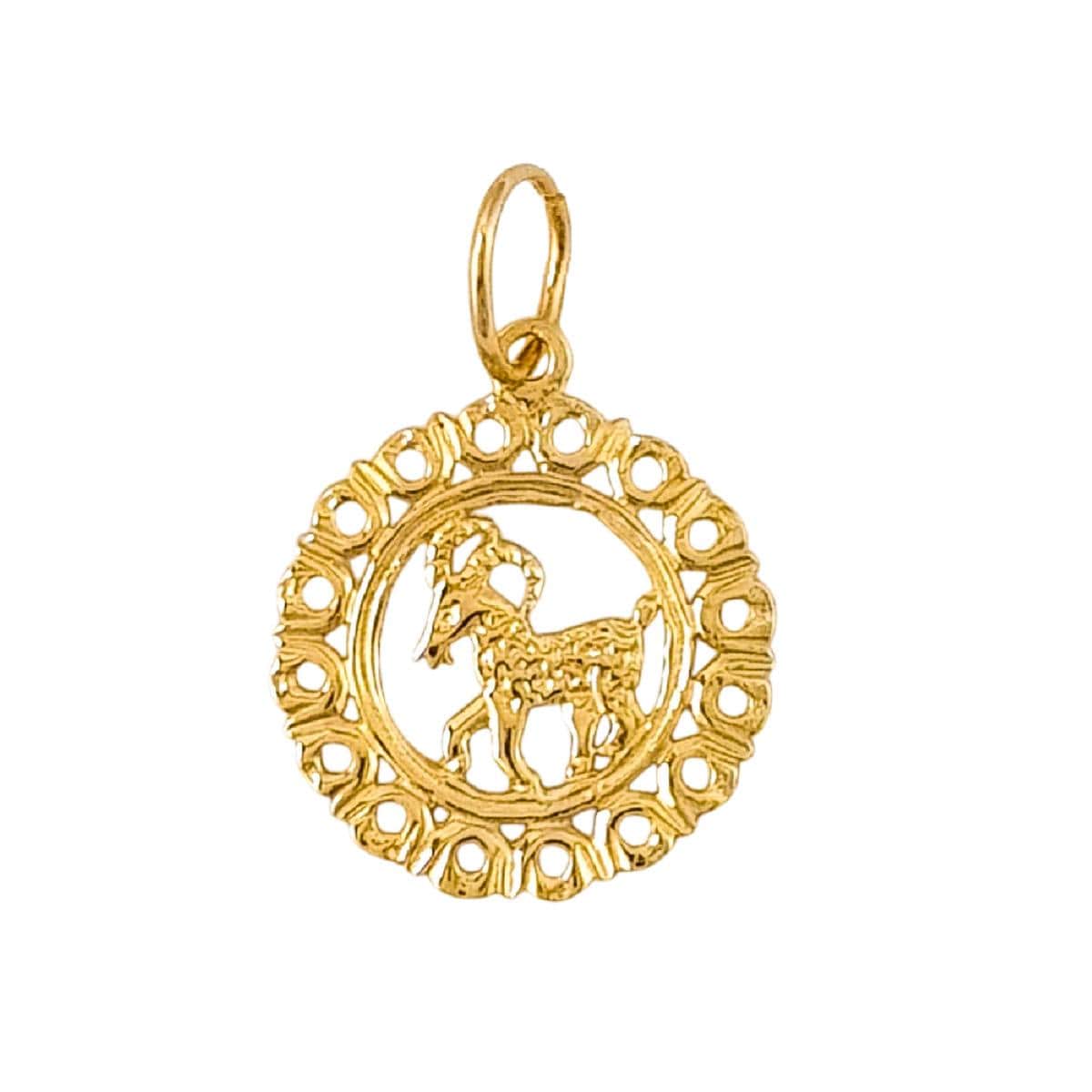 Any One 14k Yellow Gold ZODIAC Pendant
