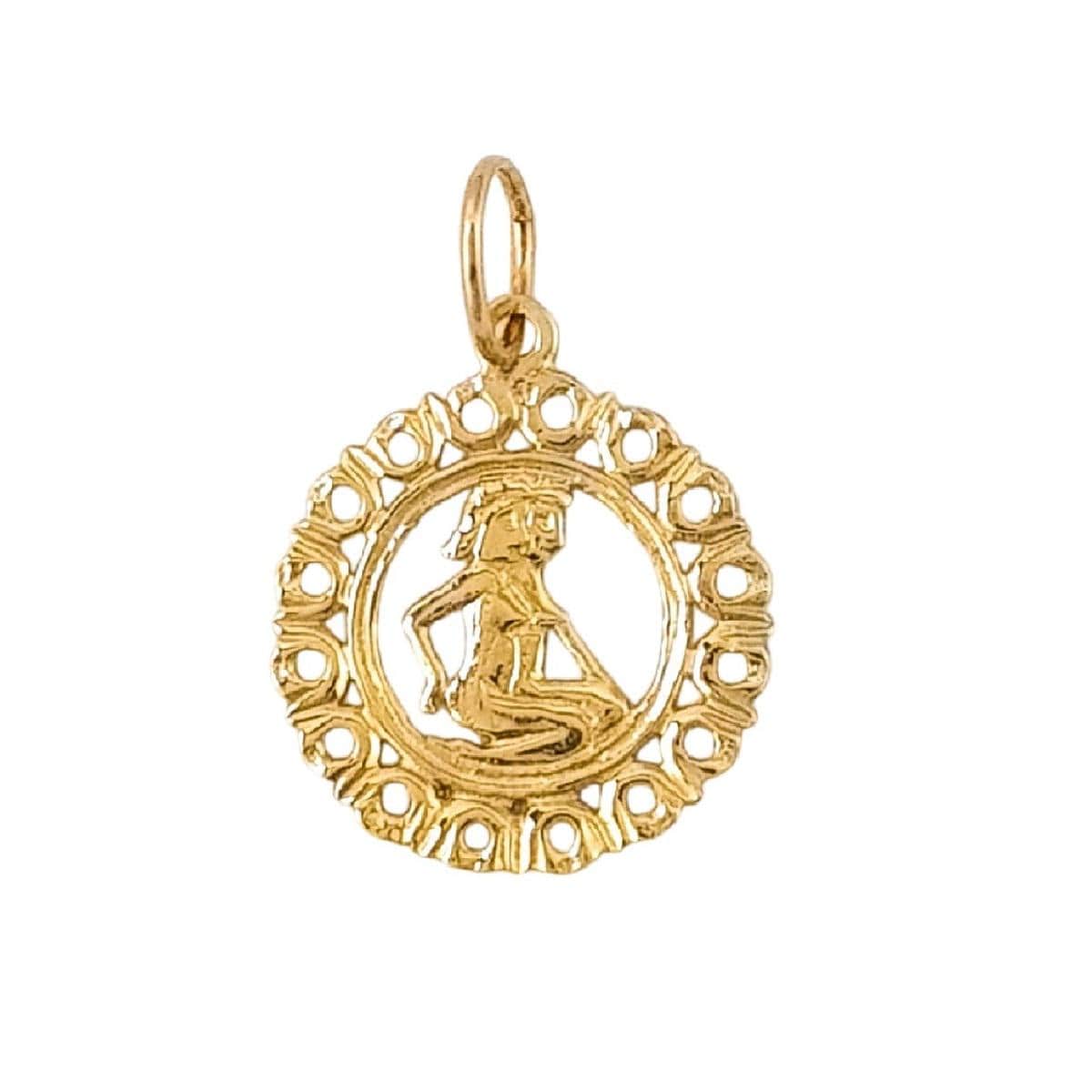 Any One 14k Yellow Gold ZODIAC Pendant