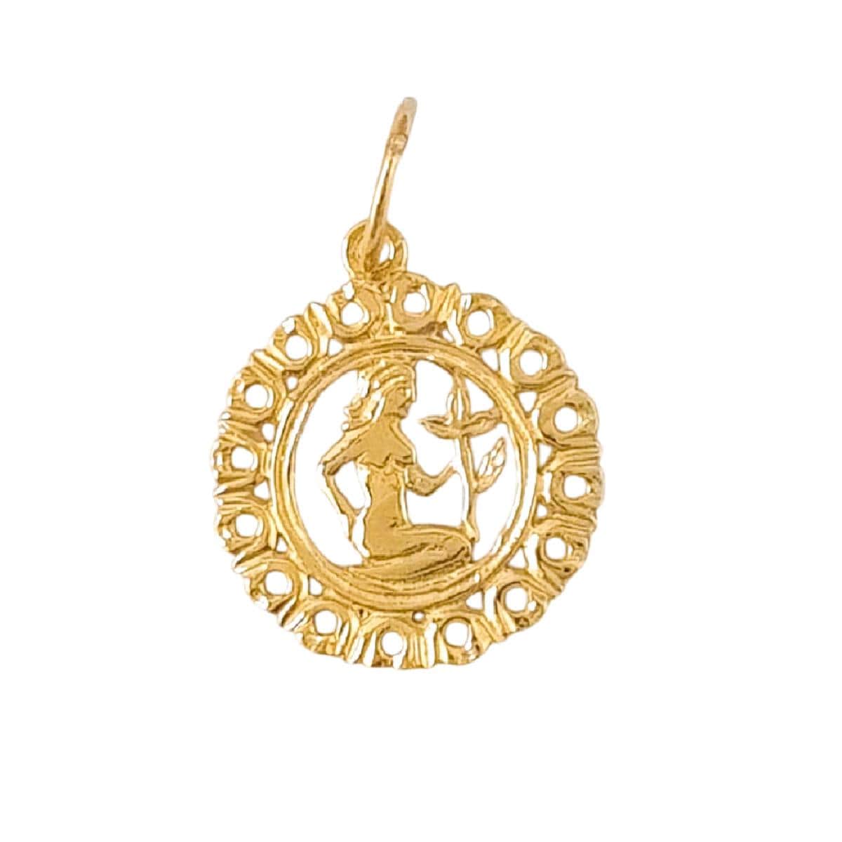 Any One 14k Yellow Gold ZODIAC Pendant