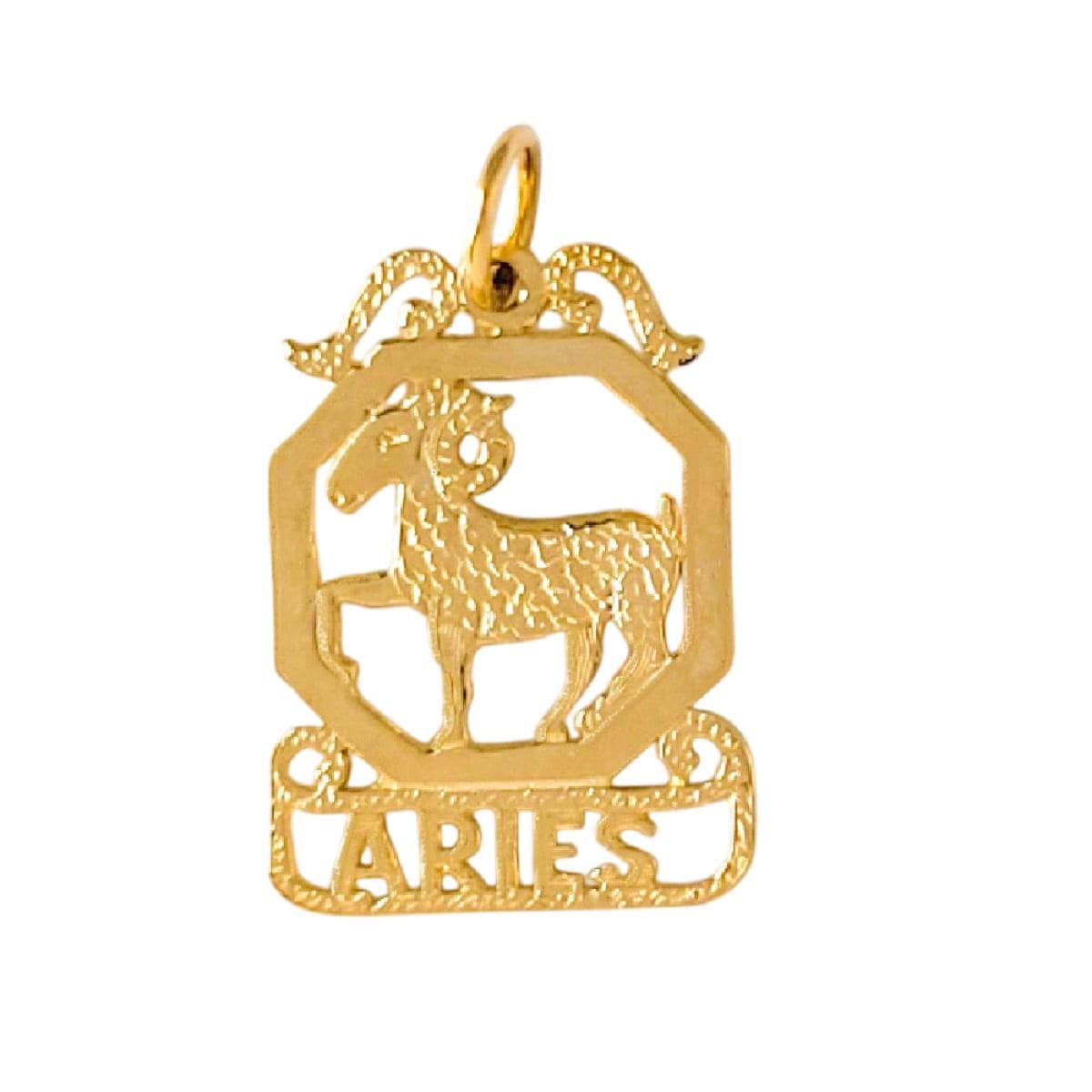 Any One 14k Yellow Gold ZODIAC Pendant