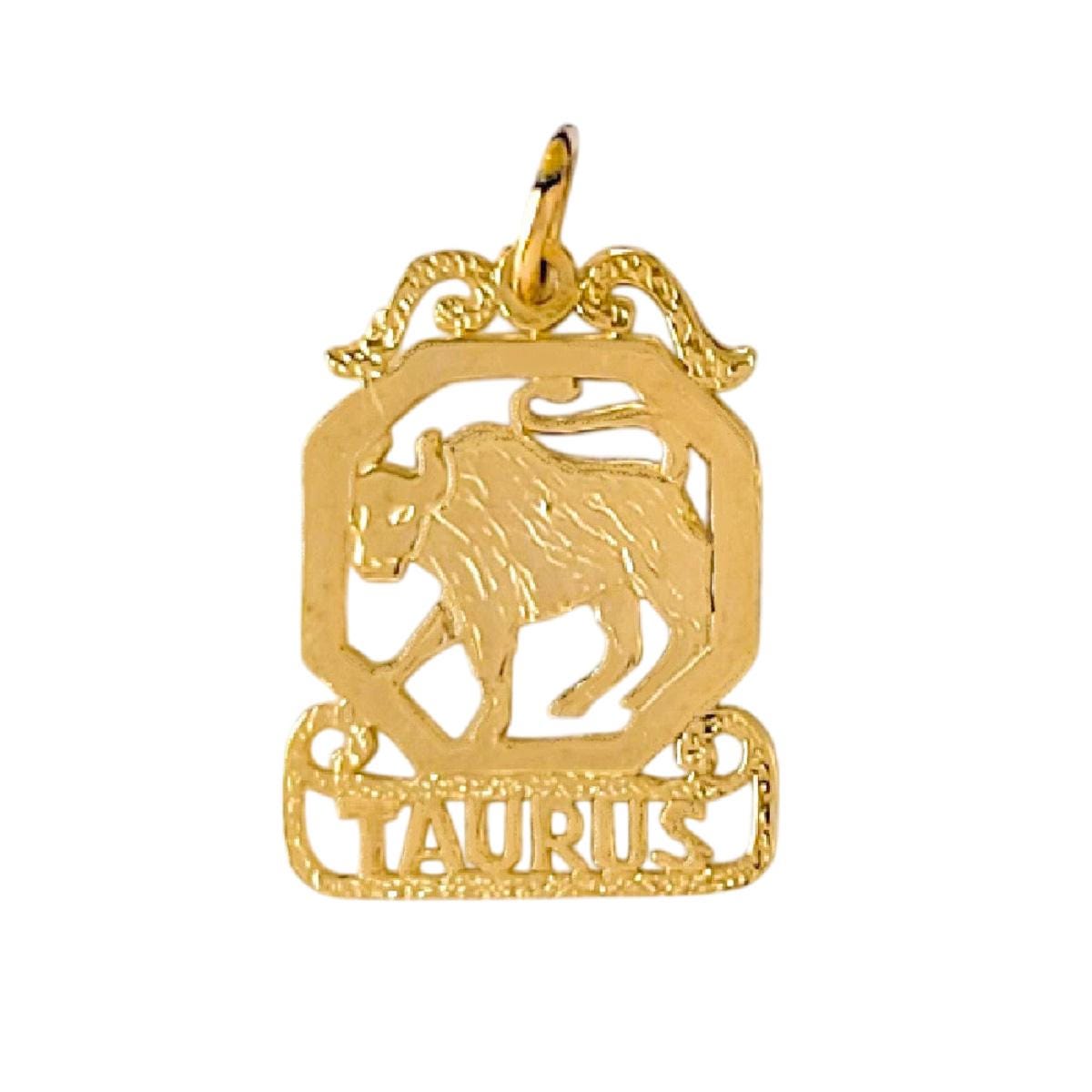 Any One 14k Yellow Gold ZODIAC Pendant
