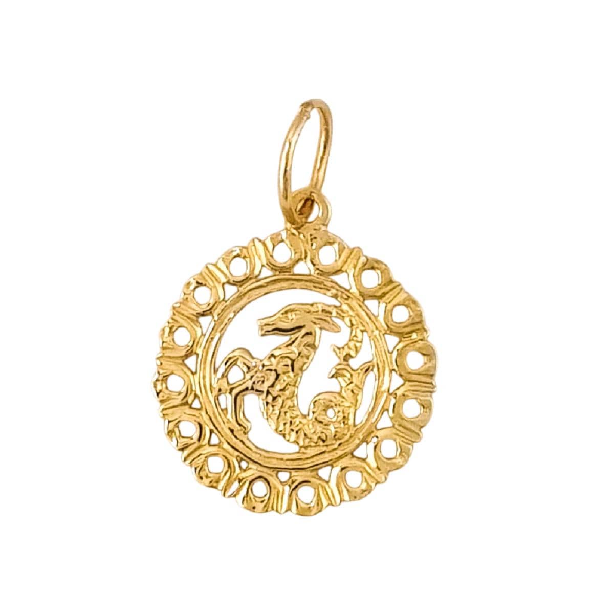 Any One 14k Yellow Gold ZODIAC Pendant