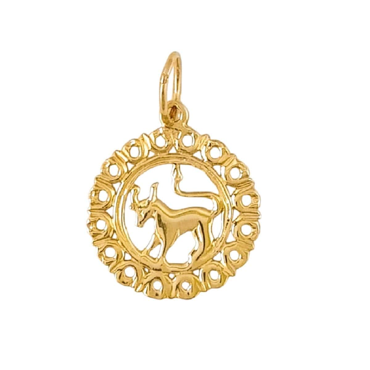 Any One 14k Yellow Gold ZODIAC Pendant