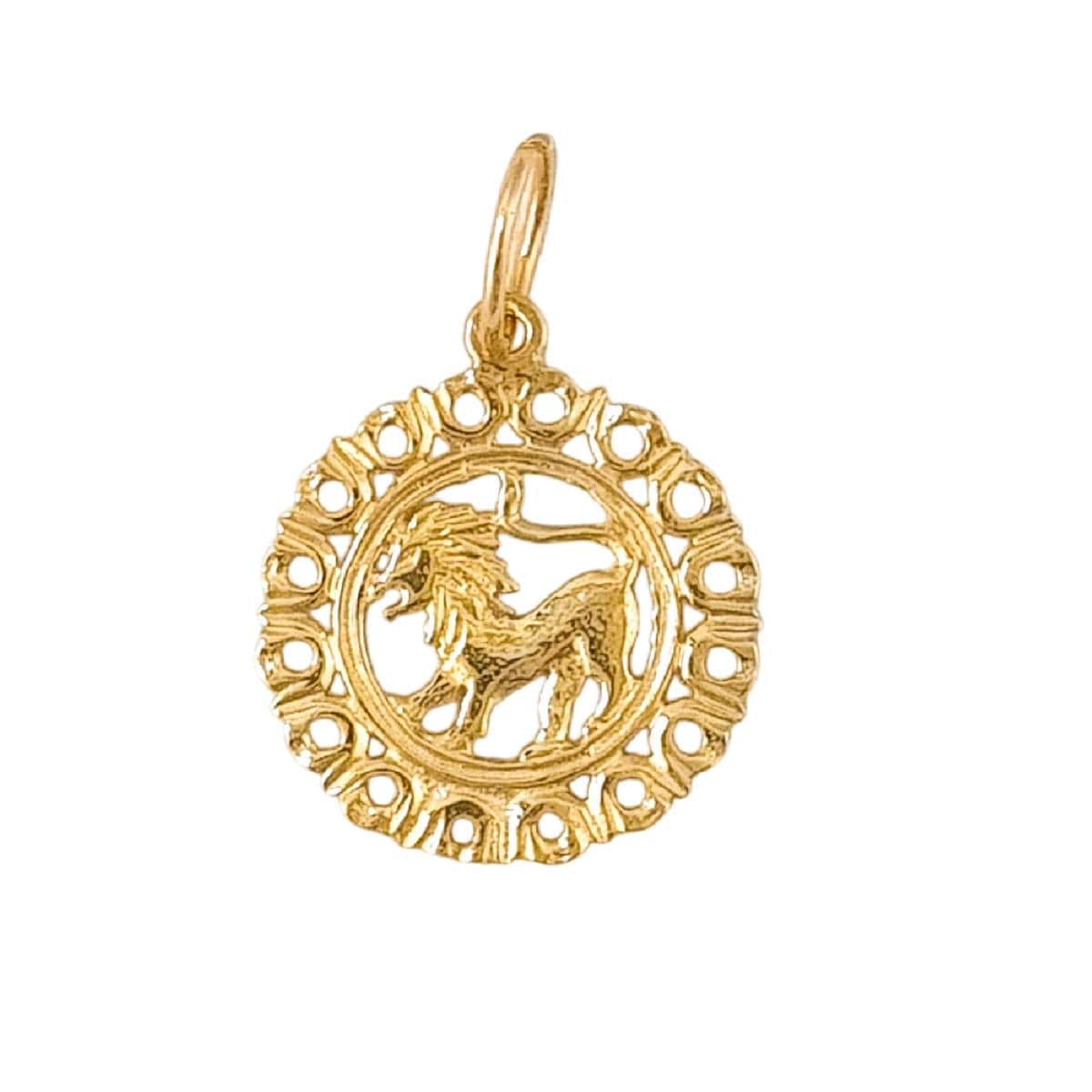 Any One 14k Yellow Gold ZODIAC Pendant
