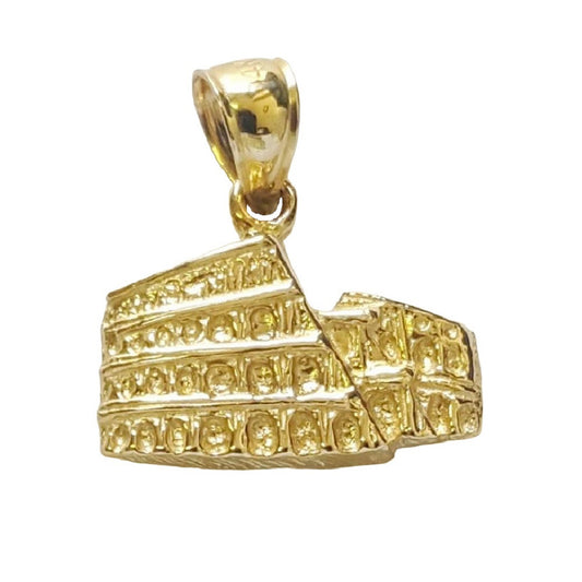 14K Yellow Gold ROMAN COLISEUM / COLOSSEUM Pendant